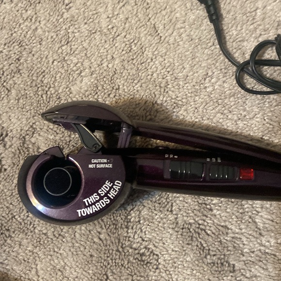 Infiniti PRO Conair Ionic Auto Rotating Curling Iron Purple with Instructions - Picture 6 of 11